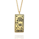 Tarot Hamsa Fortune Necklace