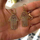 Hippie Hamsa Earrings