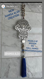 Pearls of Wisdom Wall Hamsa