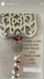 Pearls of Wisdom Wall Hamsa