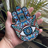 Funky Wall or Table Hamsa