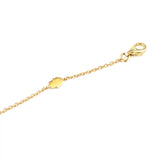 Floating Hamsa Evil Eye Bracelet 18K Gold Vermeil