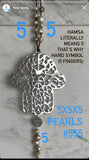 Pearls of Wisdom Wall Hamsa
