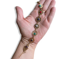 Hippie Hamsa Collection Gemstone Bracelet