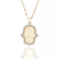 Moroccan Crystal Filagree Hamsa