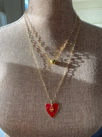 “All You Need is Love”  Hamsa Necklace