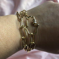 Multi-Way Hamsa Buckle PaperClip Chain<br>Necklace or Bracelet</br> - Hamsa Alek