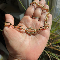 Jeweled Hamsa Connector Charm
