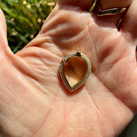 Jeweled Teardrop Connector Charm